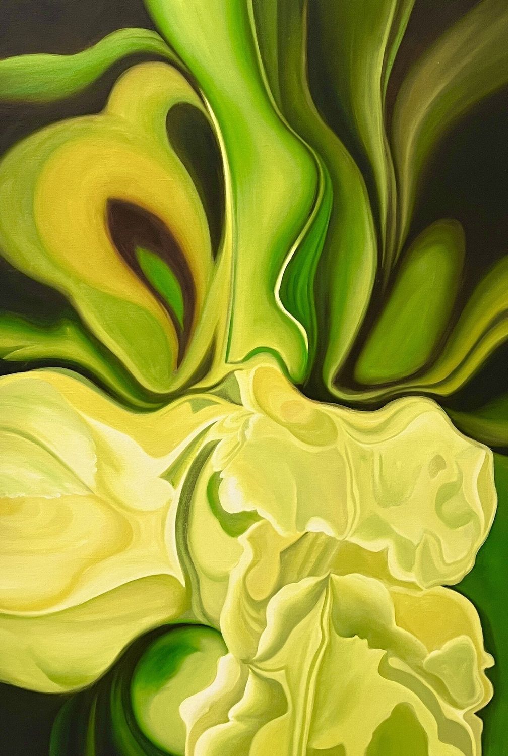 Abstract White Flower