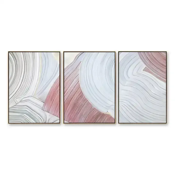 Panel Oil Abstract Painting (3 pcs)