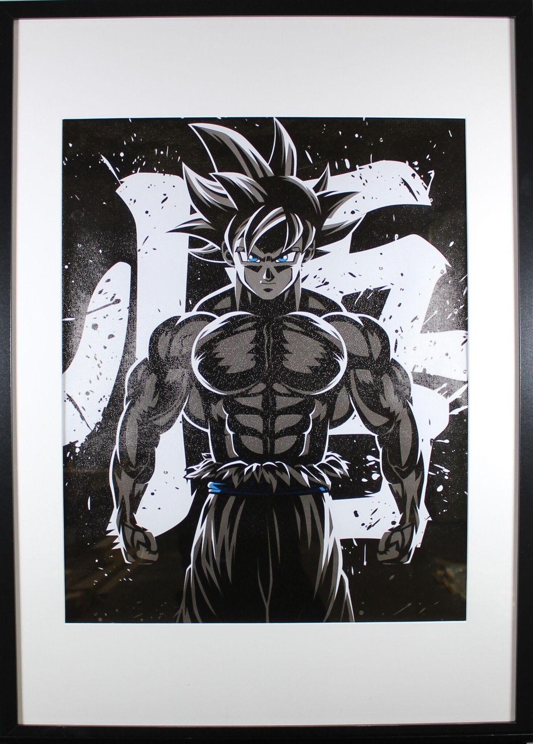 Goku Anime Deco B/W