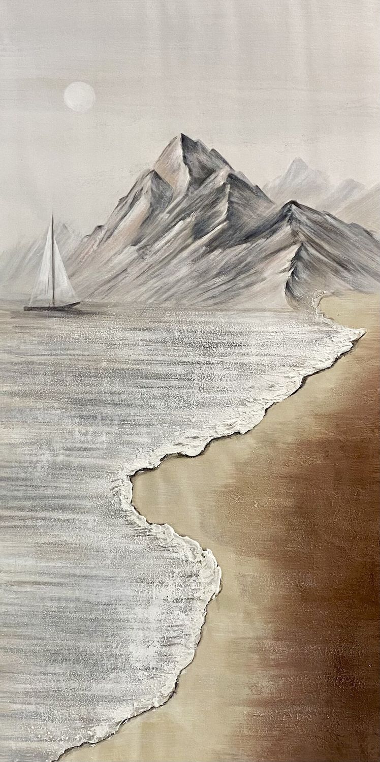 Modern Texture Landscape Painting