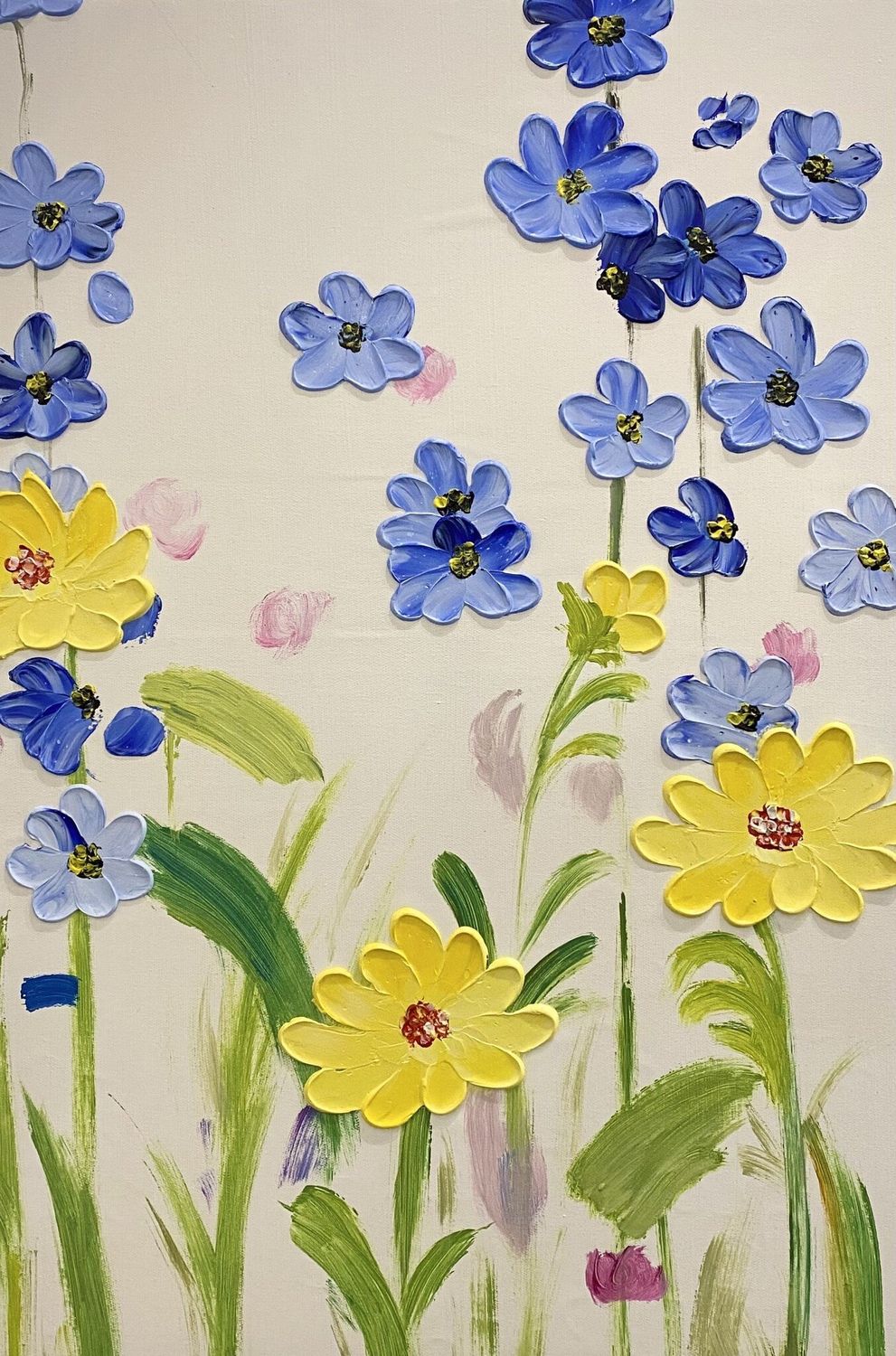 Bunch Of Blue Flowers