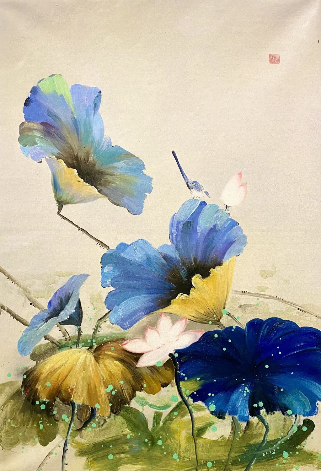 Blue Lotus Leaves