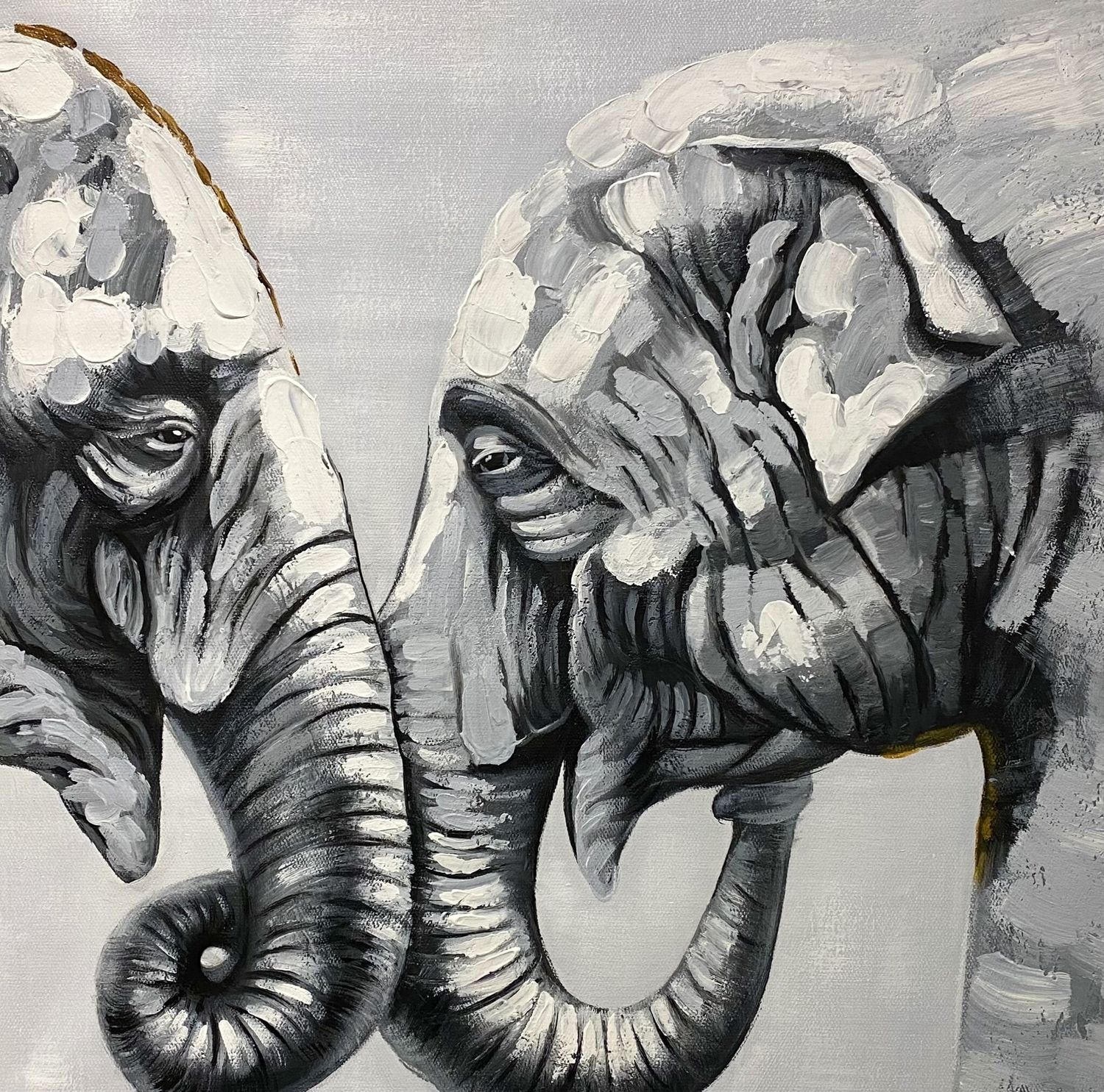 Hand-painted Animal - Elephant