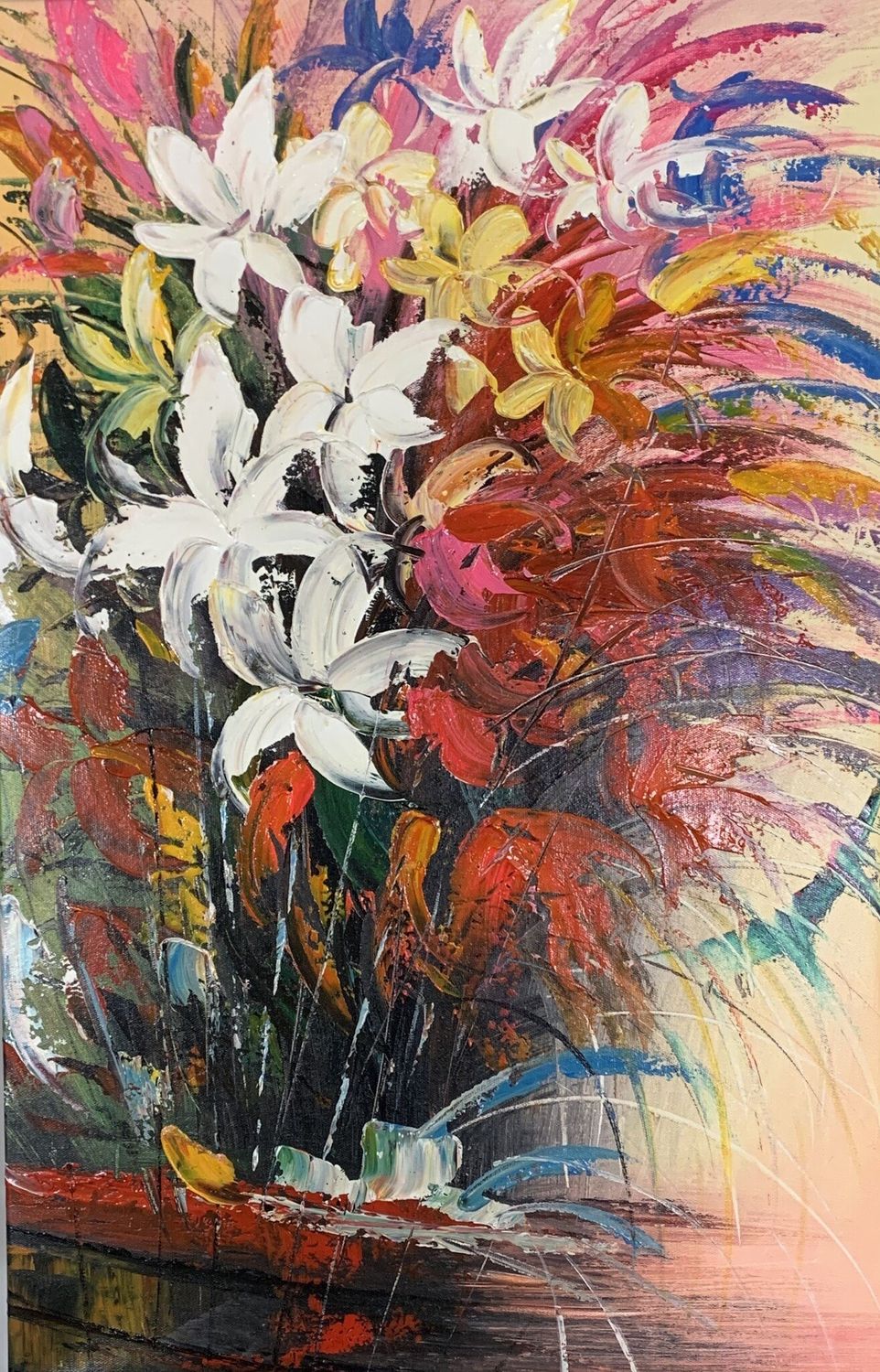 Hand-Painted Flowers