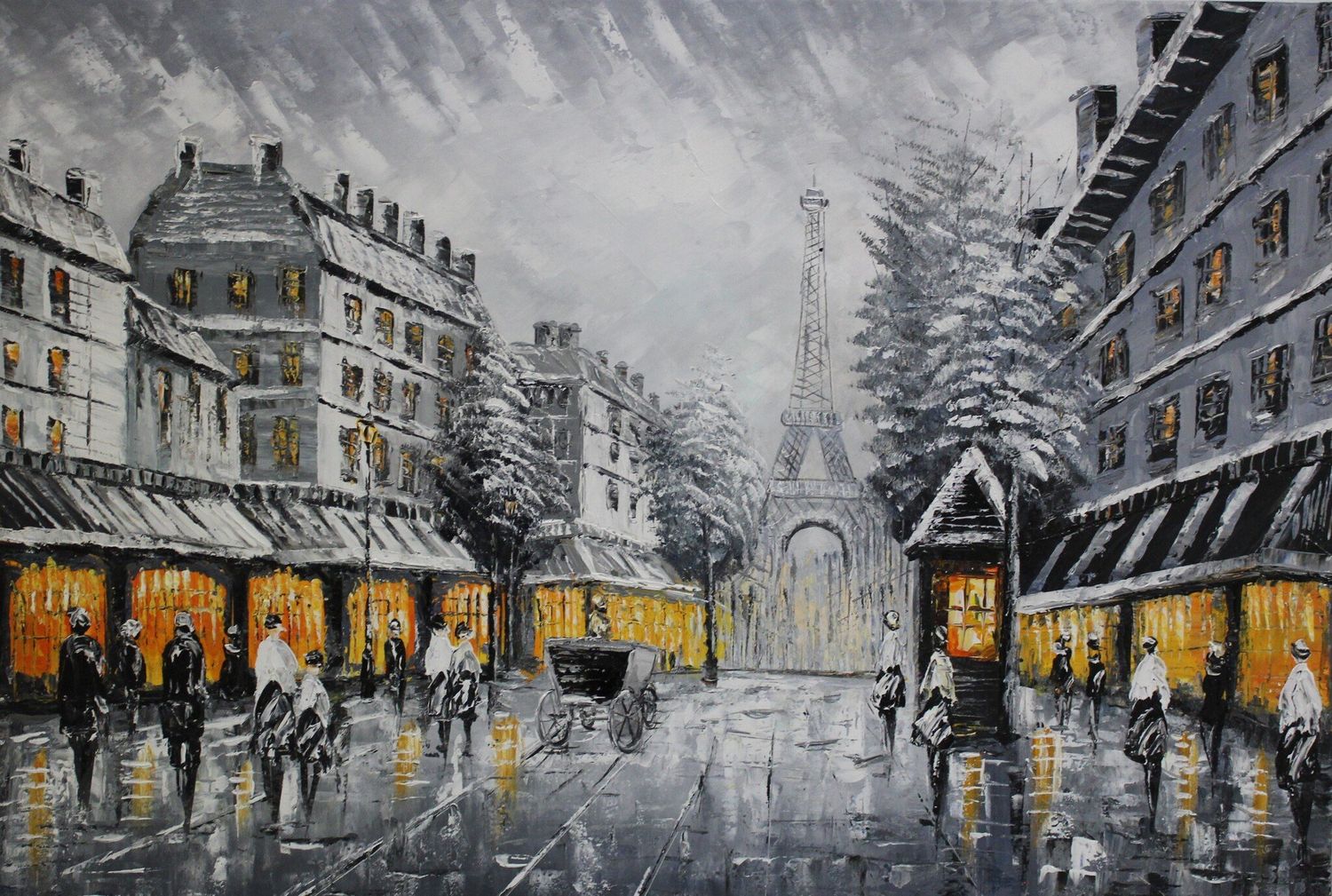 Yellow Light In Grey City