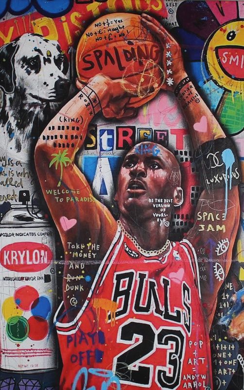 Jordan Pop Art With Sunflower