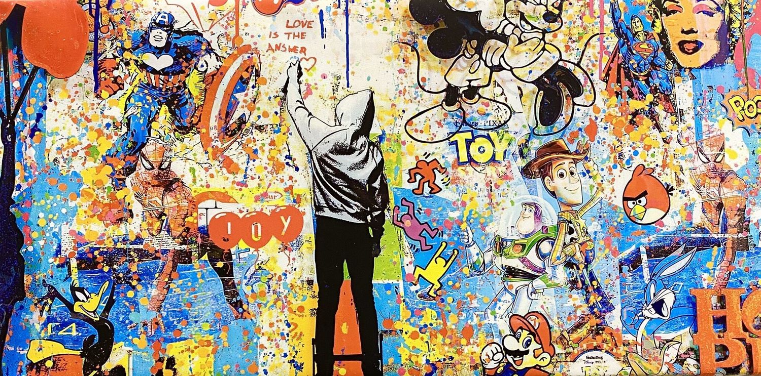 Street Wall Graffiti Pop Art I