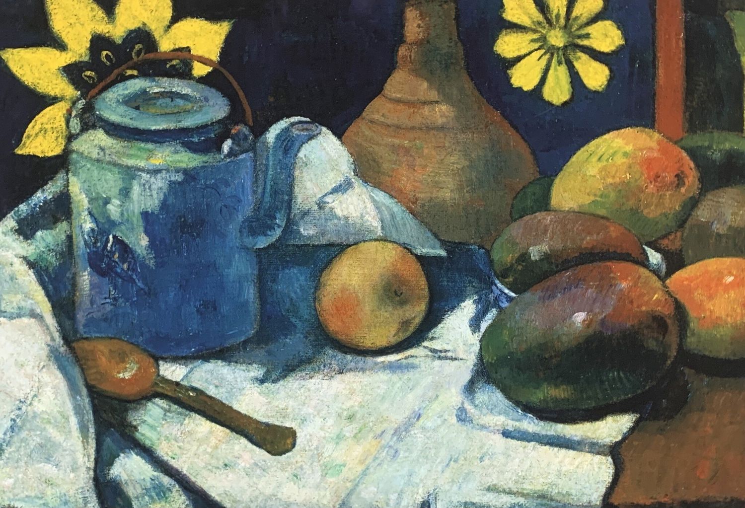 Still Life with Teapot and Fruit III