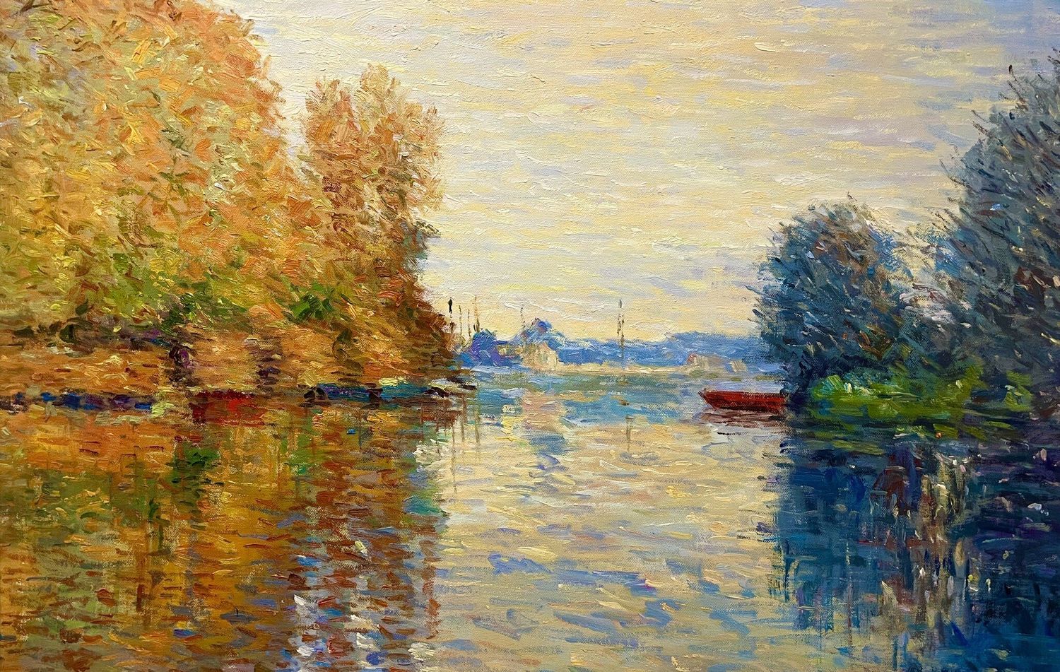 Autumn On The Seine At Argenteuil