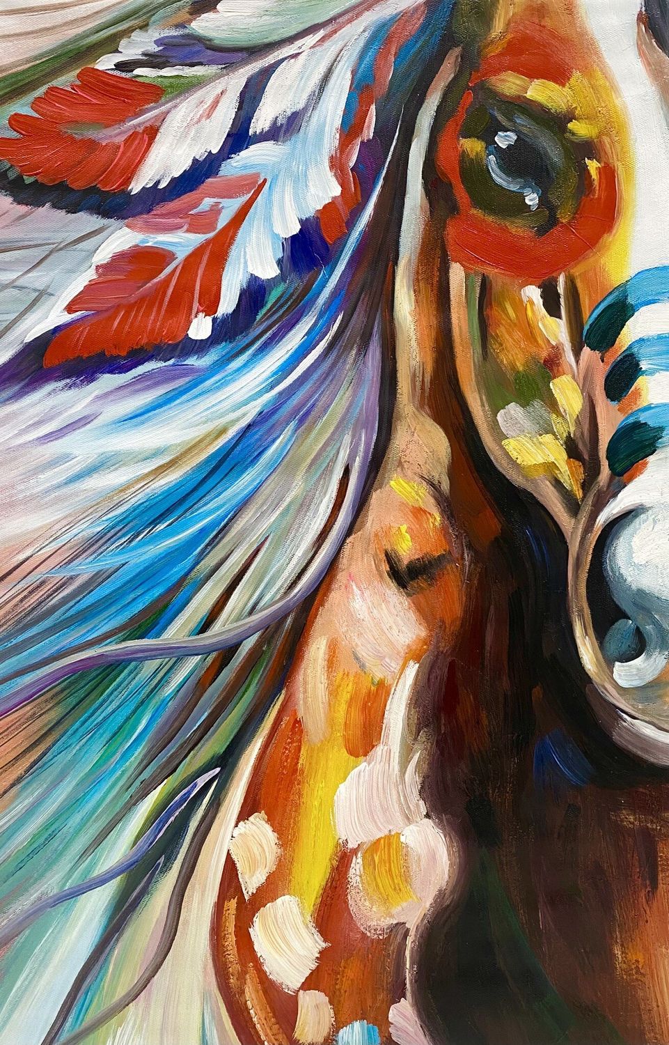 Horse On Canvas