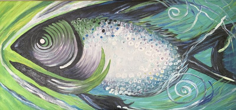 Hand-painted Animal - Fish