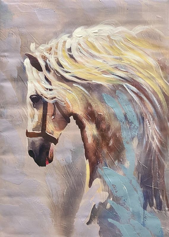 White Stallion Side Profile
