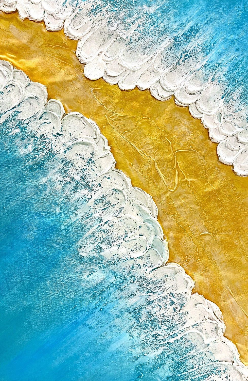 3D Texture Seascape Oil Painting I