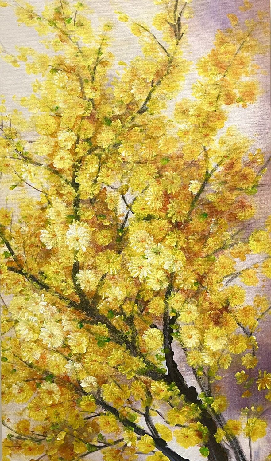 Full Bloom Yellow Tree