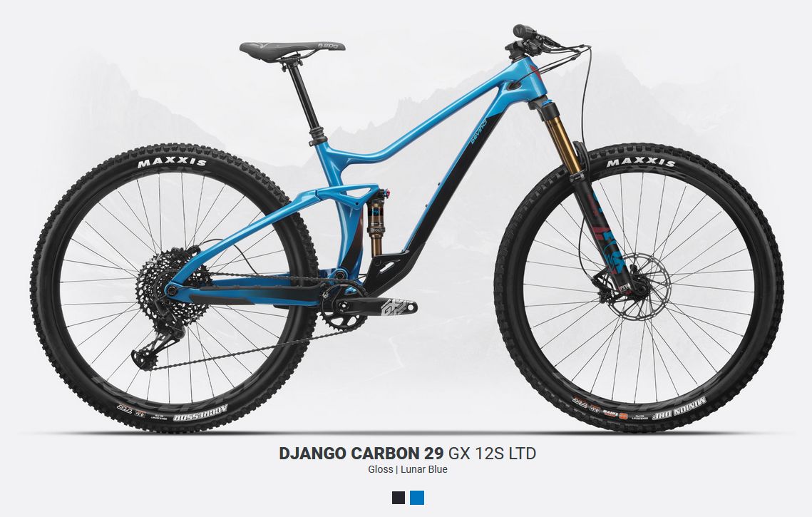 2020 Django GX LTD Large Blue (w/ Upgrades: Magura/SRAM AXS)