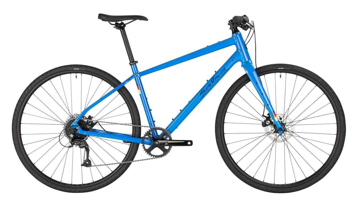 Salsa Journeyer 2.1 Flat Bar Altus 700 Bike - 700c, Aluminum, Blue, LG