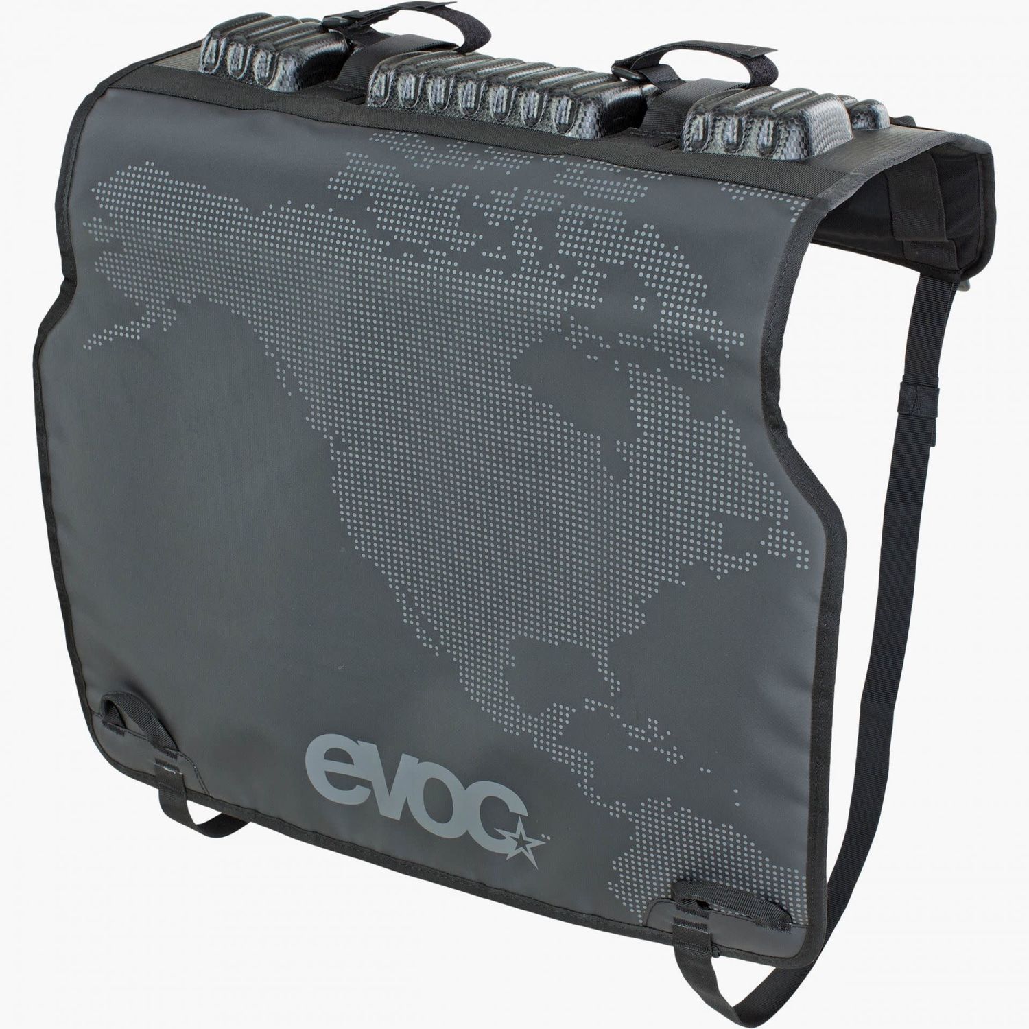 EVOC, Tailgate Pad Duo, fits all trucks, for 2 bikes, black