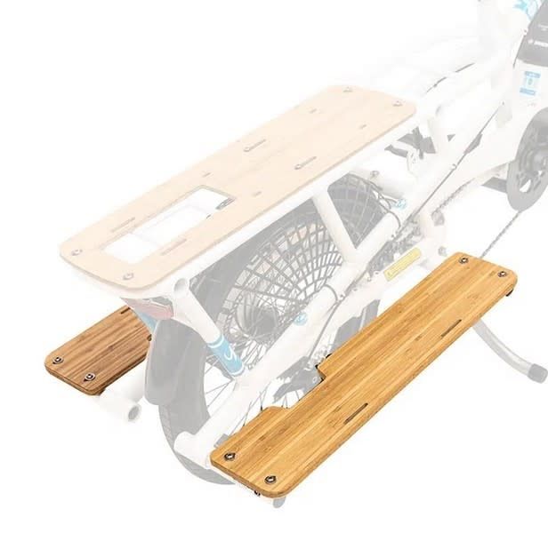Yuba, Spicy Curry Sideboards, Bamboo loading platform for passengers feet Spicy Curry and Sweet Curry