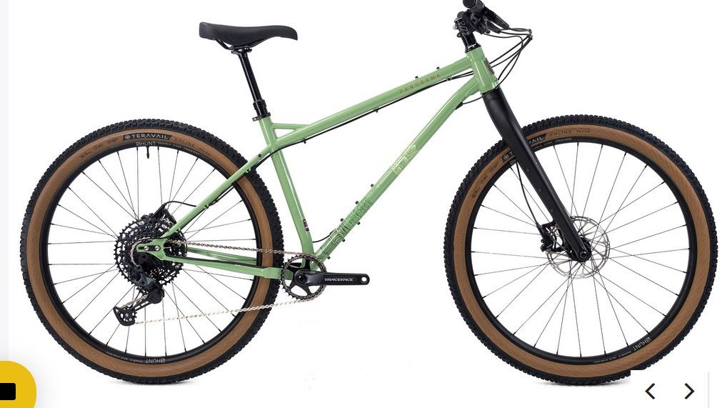 Panorama Taiga Green Large XT/SLX, Hunt Wheelset