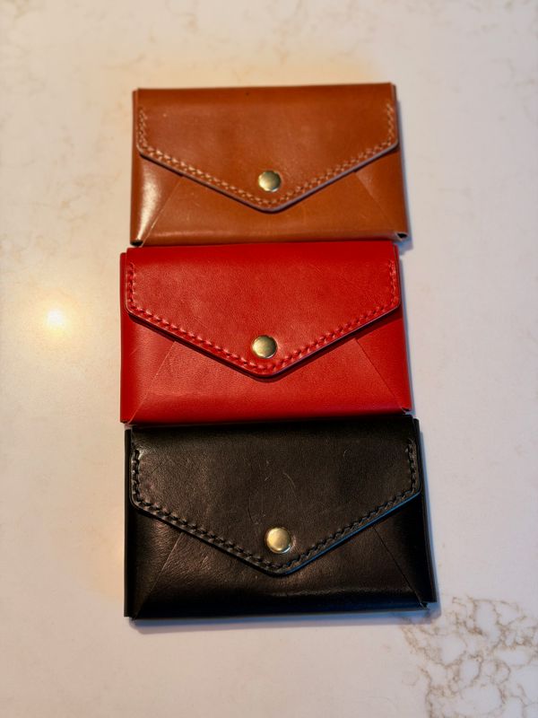 Needle &amp; Knife Snap Card Holder Wallet