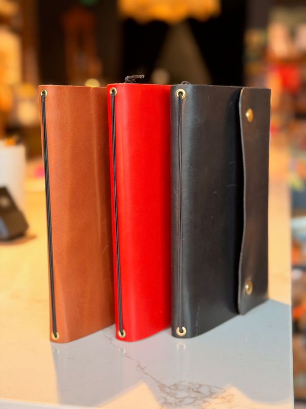 Needle &amp; Knife Notebook Cover w/ snaps
