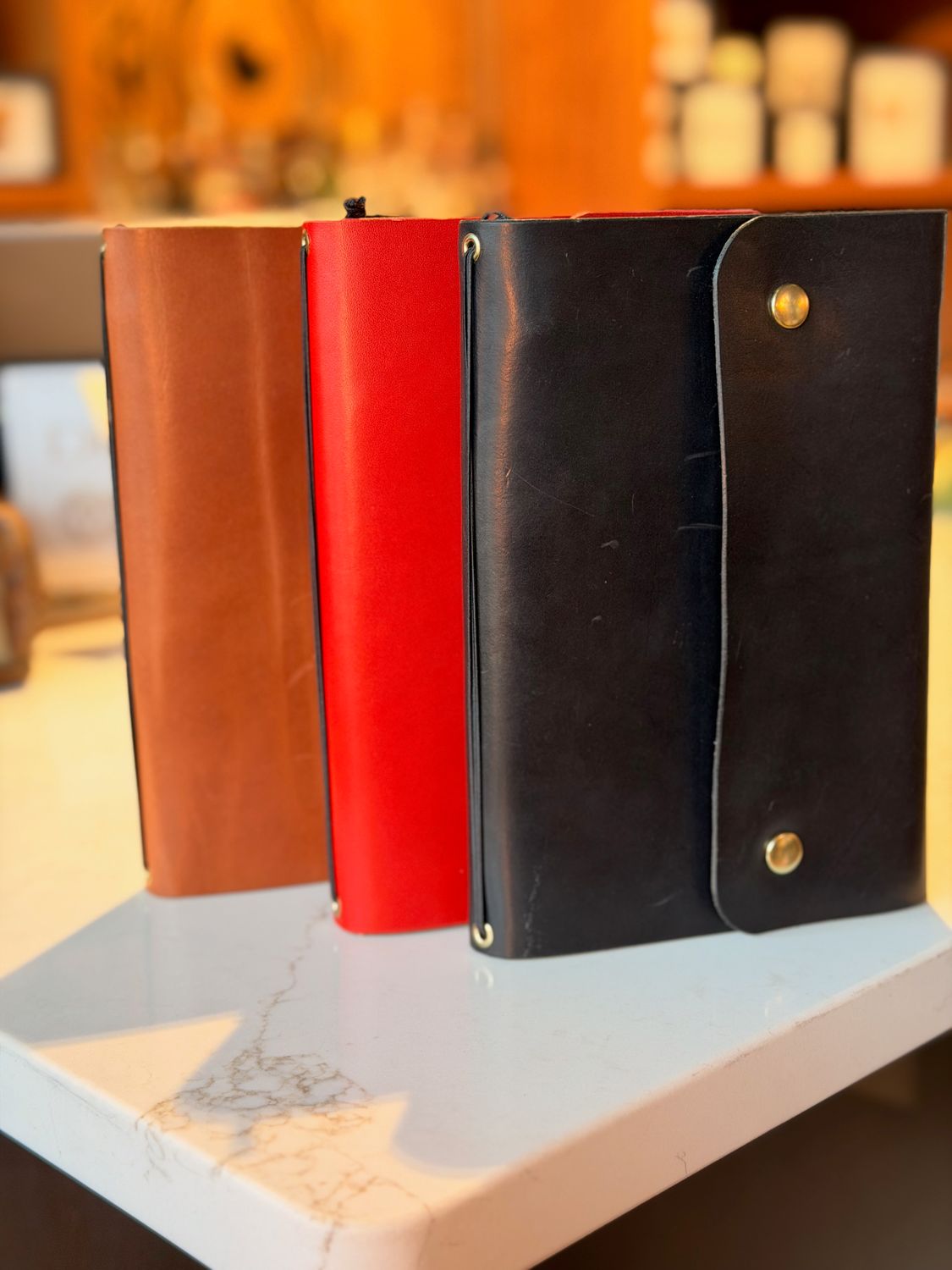 Needle &amp; Knife Notebook Cover w/ snaps