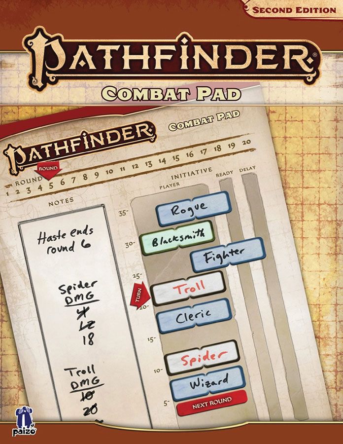Pathfinder 2E: Combat Pad
