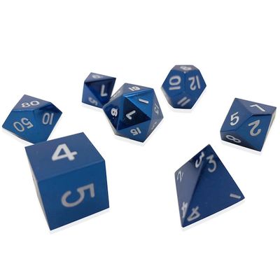 Metal Dice: Celestial Blue (7 Piece)