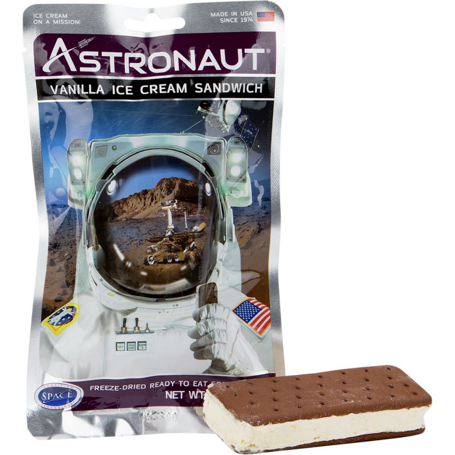 Astronaut Ice Cream Sandwich: Vanilla