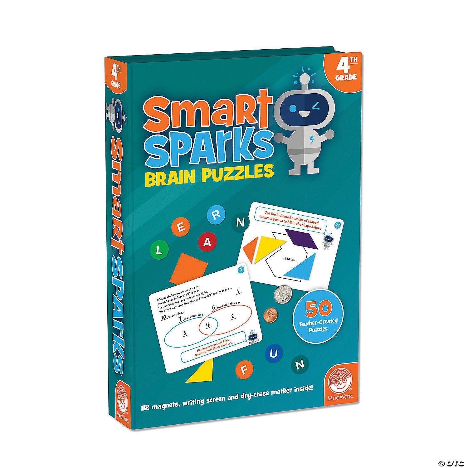 Smart Sparks: Brain Puzzles Grade 4