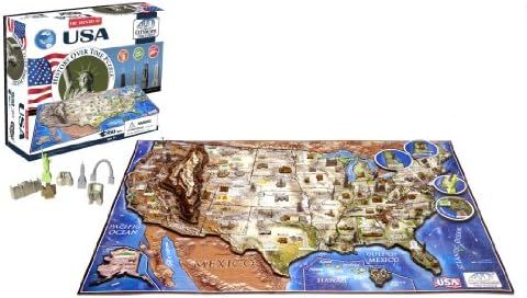 History Over Time Puzzle: USA 4D Cityscape