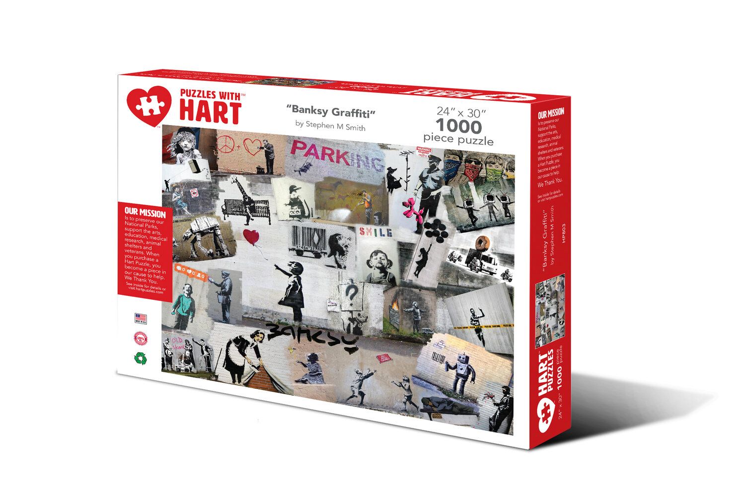 Banksy Graffiti 1000pc Puzzle