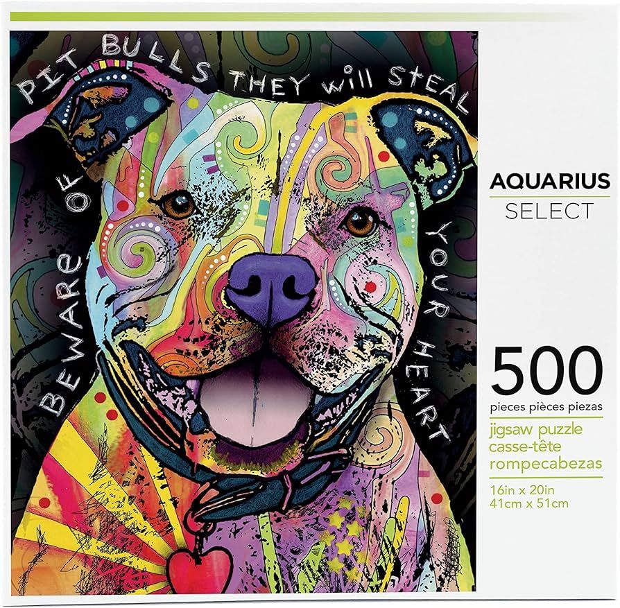 Beware Pit Bull 500pc Puzzle