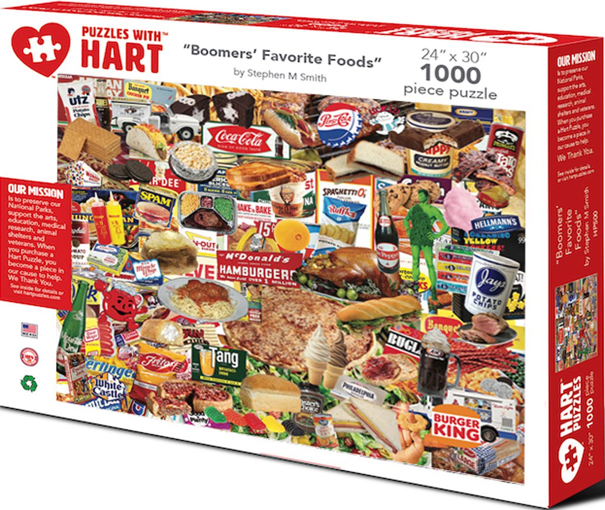 Boomers' Favorite Foods 1000pc Puzzle