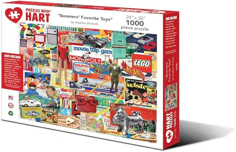 Boomers' Favorite Toys 1000pc Puzzle
