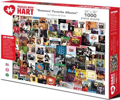 Boomers' Favorite Albums 1000pc Puzzle