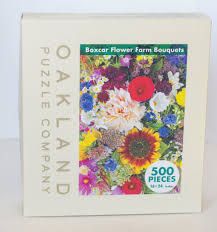 Boxcar Flower Farm Bouquets 500pc Puzzle