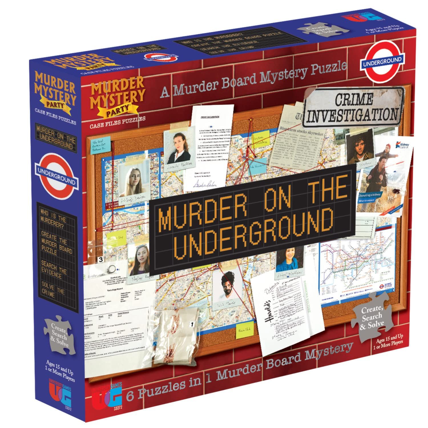 Case File Puzzle: Murder on the Underground