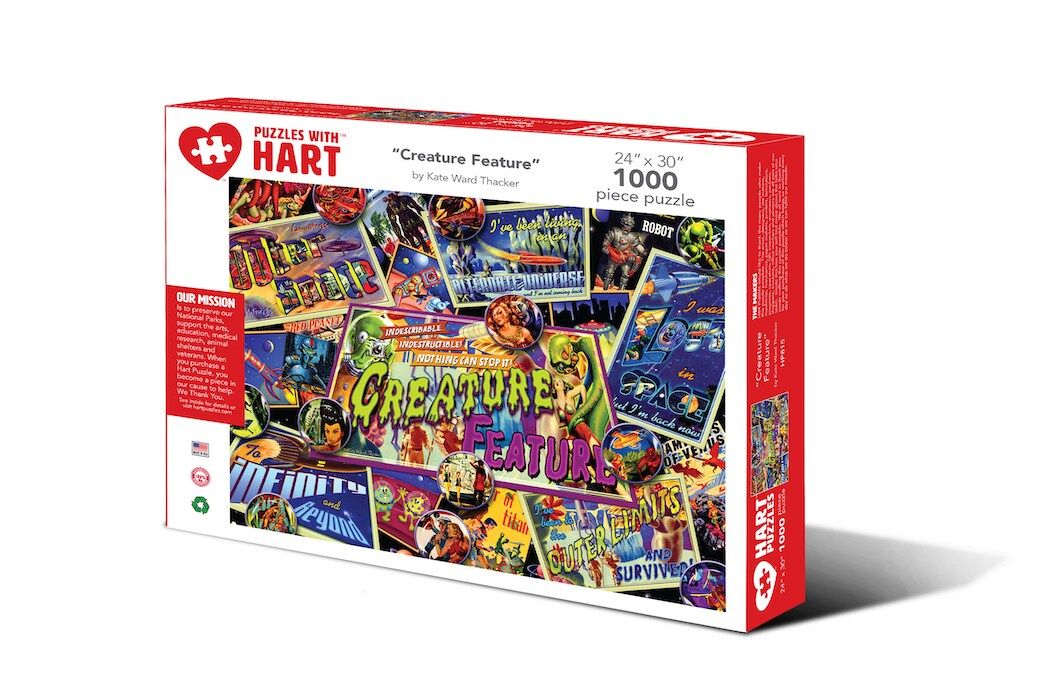 Creature Feature 1000pc Puzzle