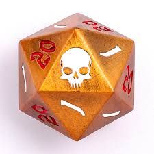 Critical Single D20 - Gold