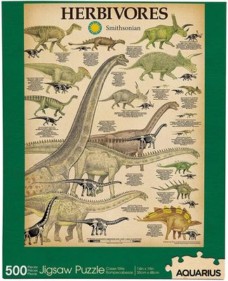 Smithsonian Herbivores 500pc Puzzle