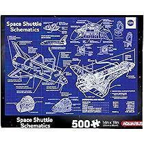 NASA - Shuttle Schematic 500pc Puzzle