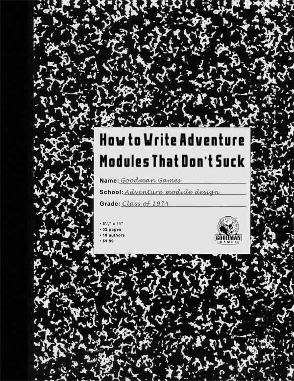 How to Write Adventure Modules That Don't Suck
