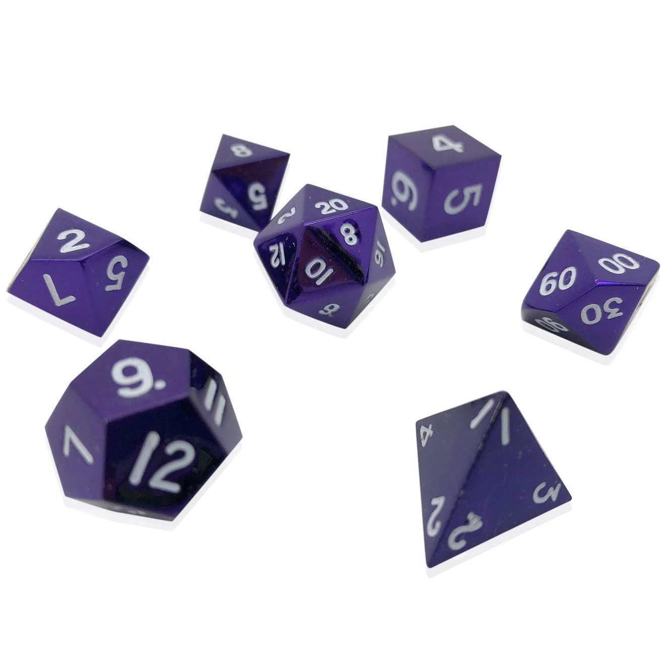 Metal Dice: Bardic Purple (7 Piece)