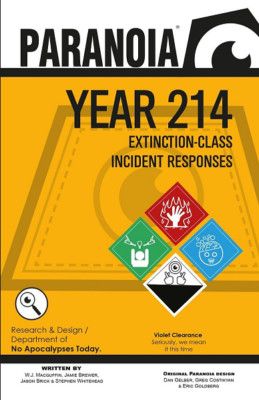 Paranoia RPG: Year 214 -  Extinction-Class Incident Responses