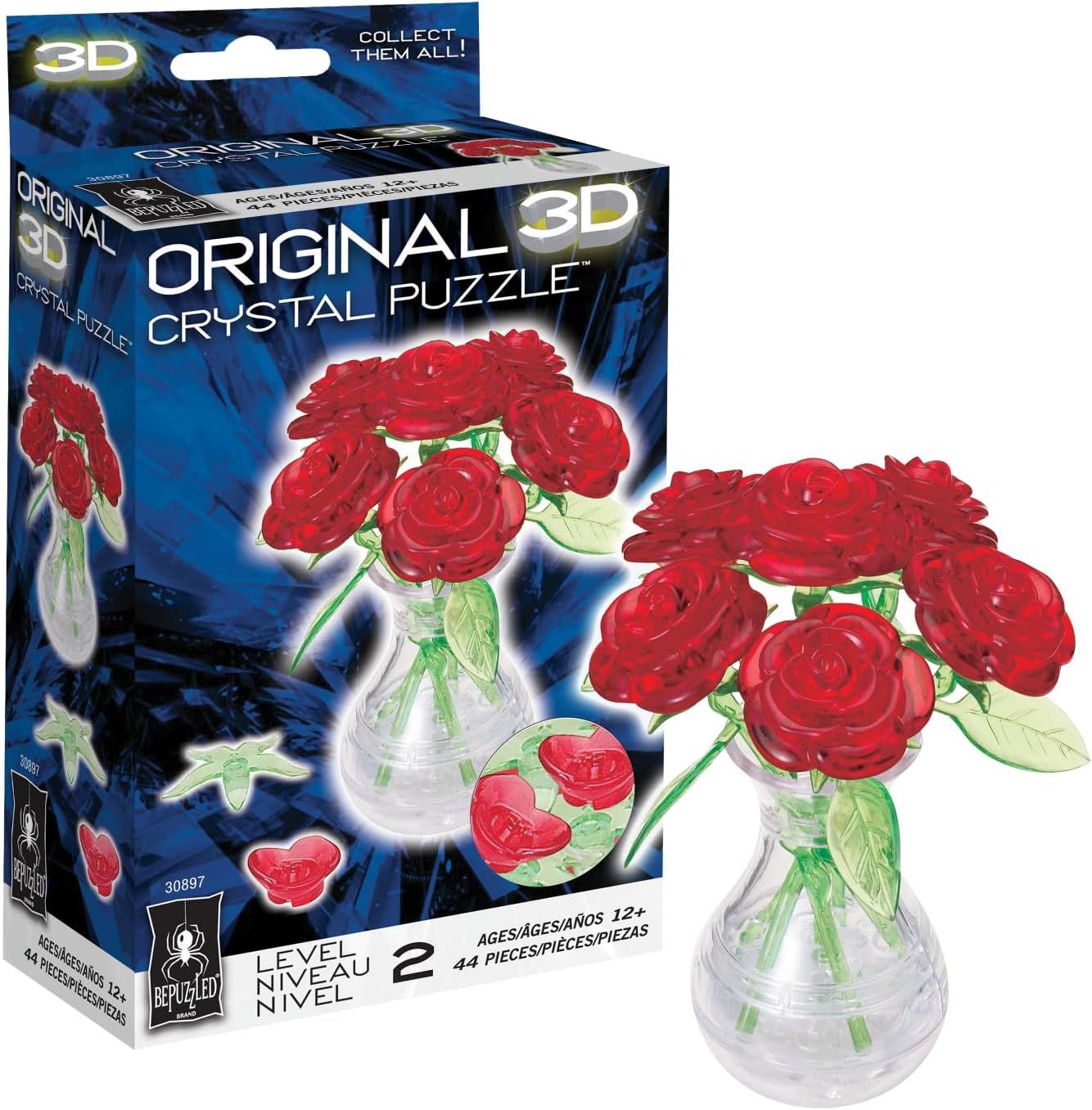 Roses in a Vase (red)