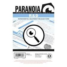 Paranoia RPG: The R&amp;D Experimental Equipment Form Pad
