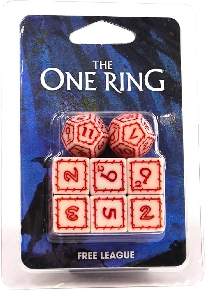 One Ring RPG, The: White Dice Set