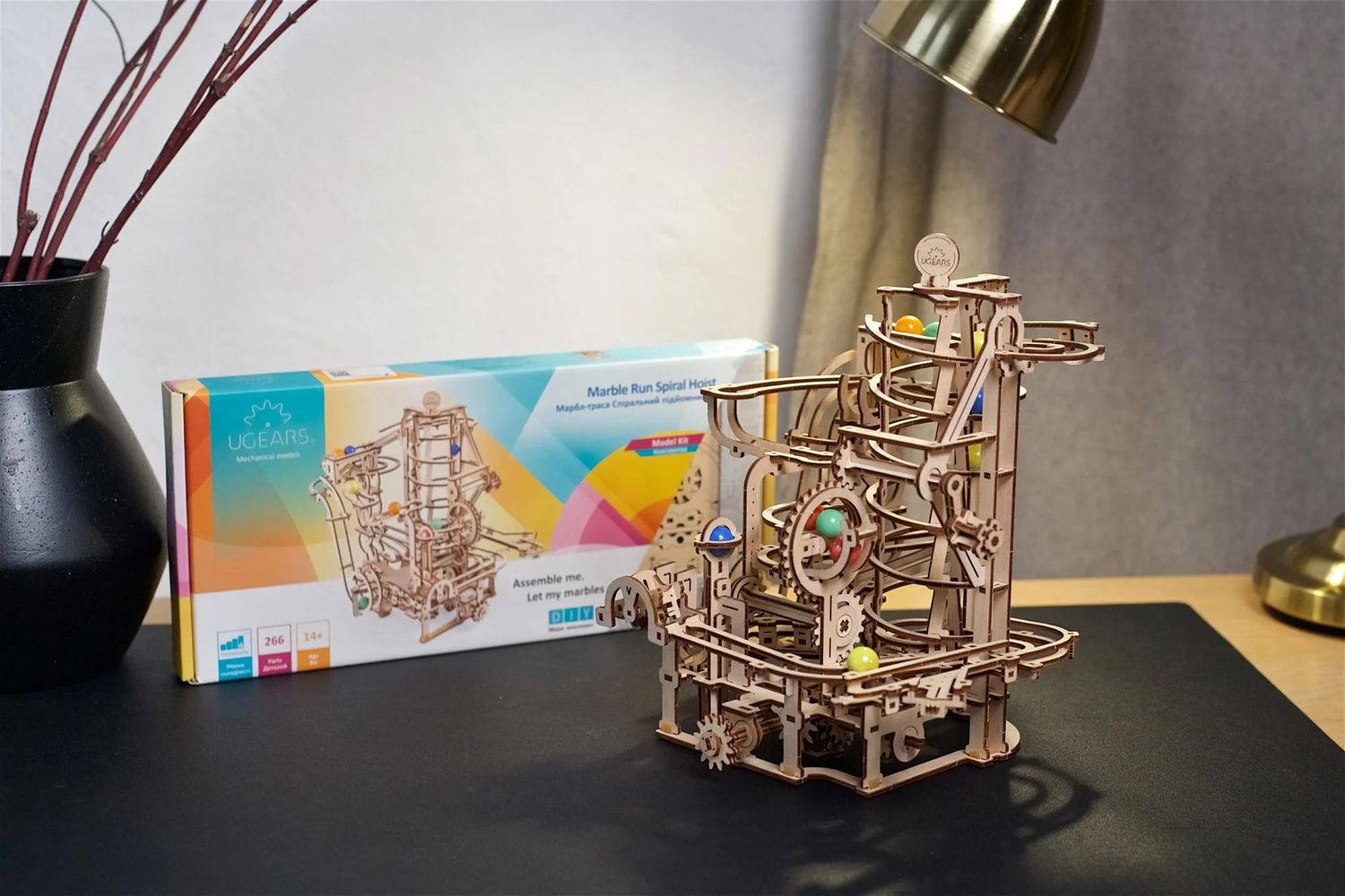 Marble Run Spiral Hoist