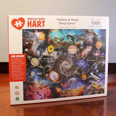 Hubble &amp; Webb Deep Space 1000pc Puzzle